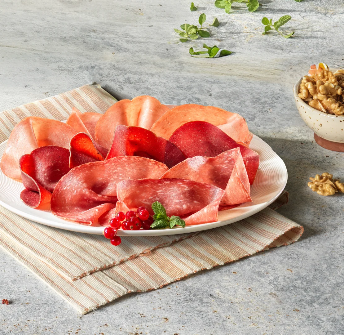 Salumi leggeri Golfera con meno sale, ideali per la dieta