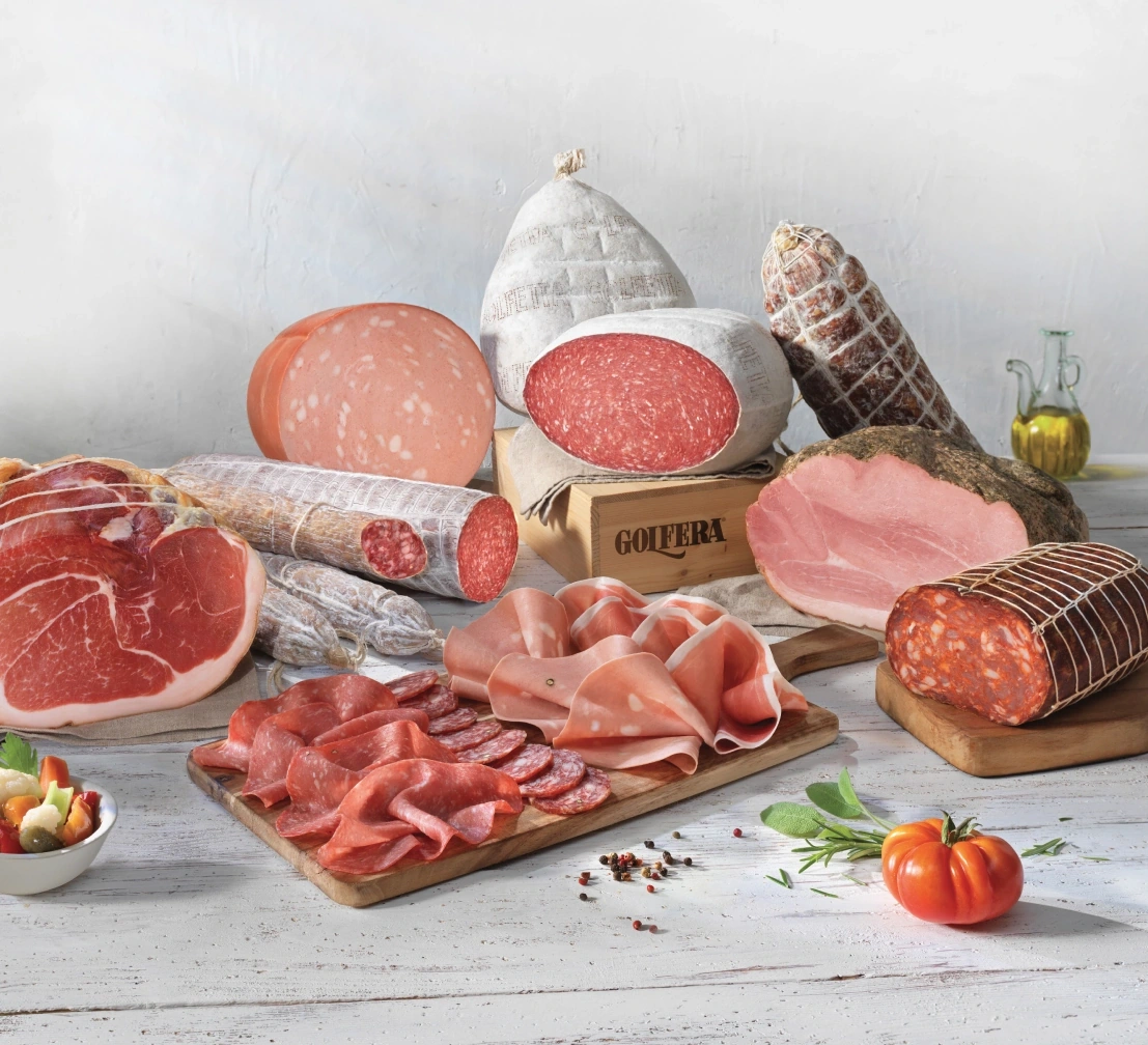 Salumi tradizionali Golfera per il banco salumeria