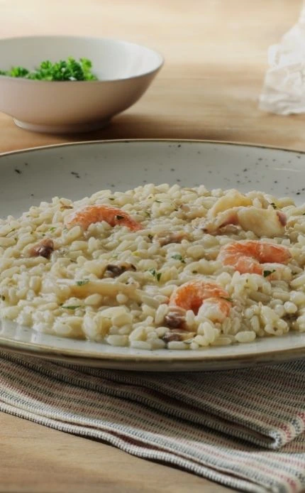 Il risotto è un piatto iconico della cucina italiana, nella versione piatti pronti Golfera Ben Fatto