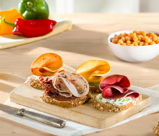 iPetali, affettati vegan plant-based marchiati Golfera