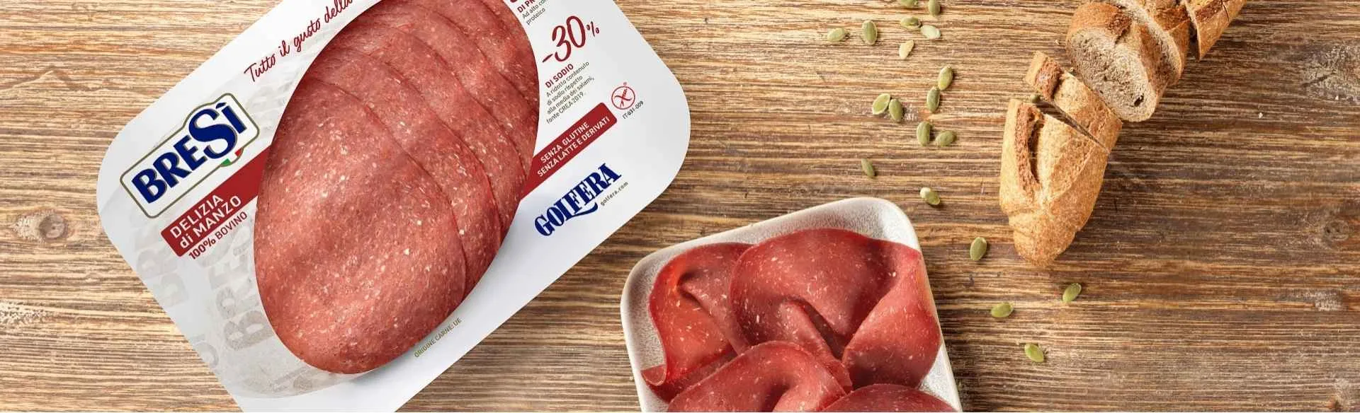 Bresì uno dei salumi leggeri di Golfera