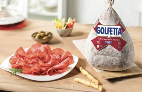 Golfetta in primo piano, ricetta magra a basso contenuto di sodio