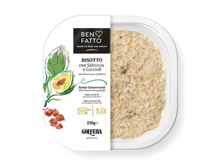 Risotto salsiccia e carciofi
