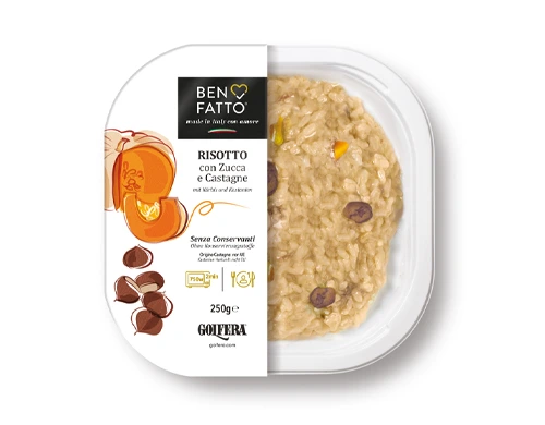 Risotto avec courges et châtaigne