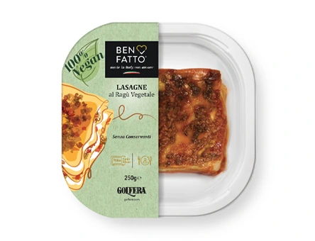 Lasagna al ragù vegetale