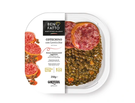 Cotechino con Lenticchie