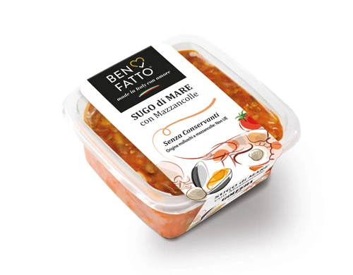 Meeresfrüchtesauce mit Furchengarnelen