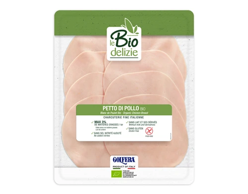 Organic roasted chicken breast 80g