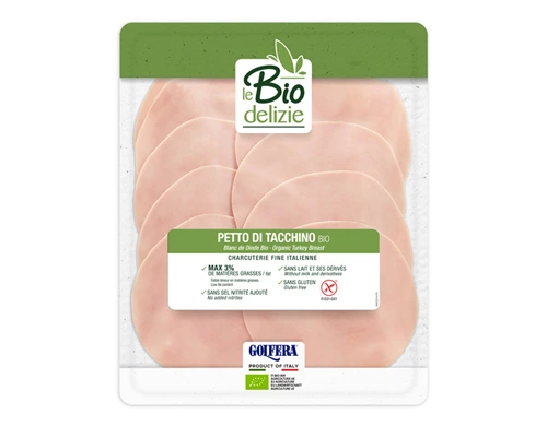 Blanc de dinde rôti au four bio 80g